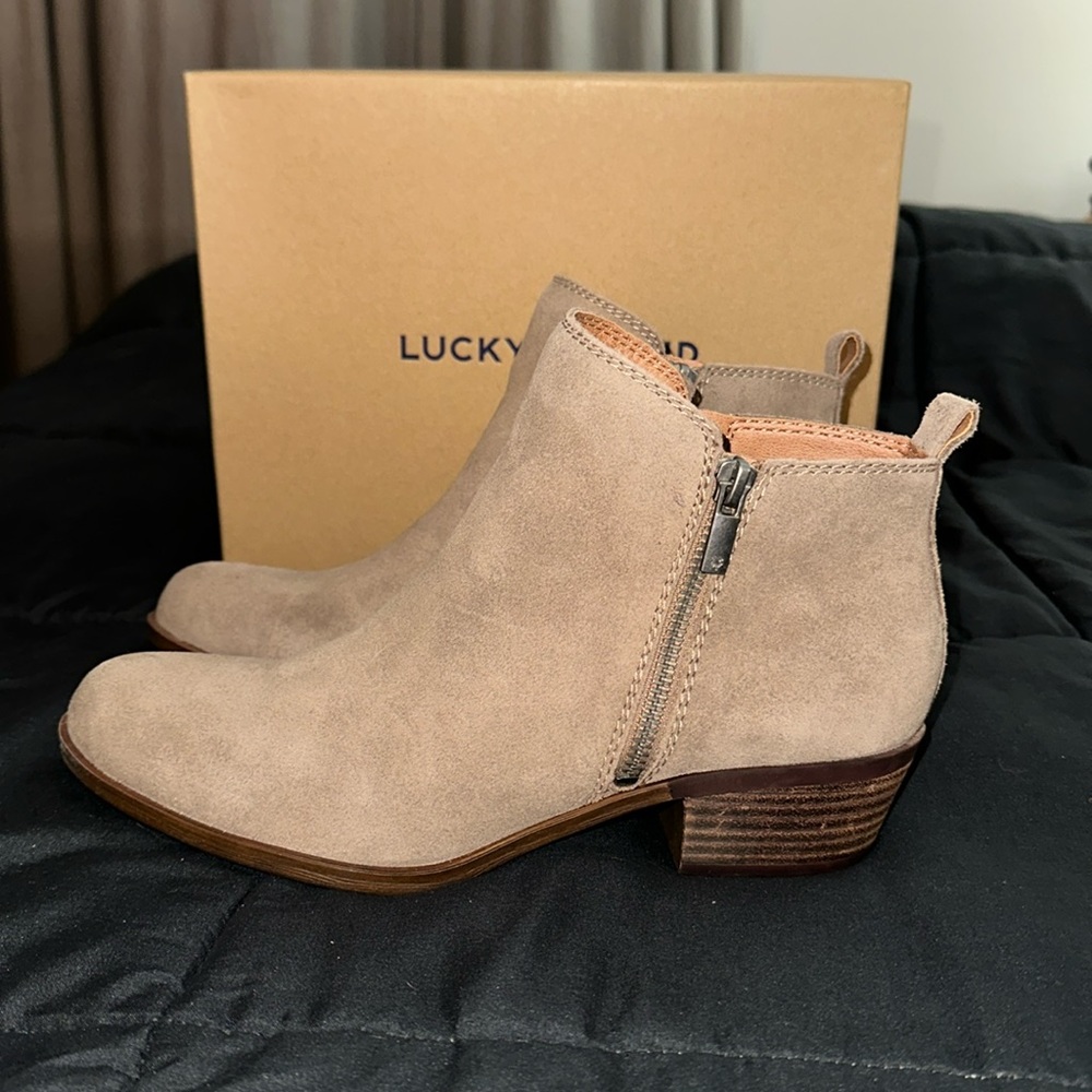 Lucky Brand Basel Bootie Suede - Picture 3 of 11